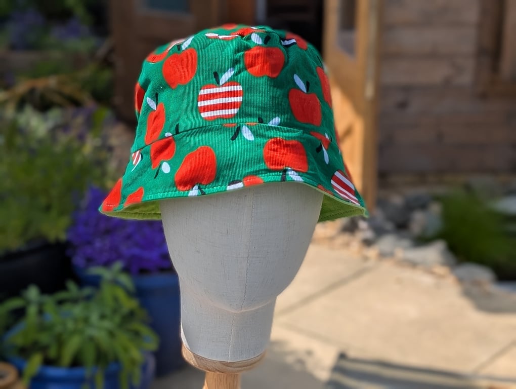 Handmade bucket festival hat.