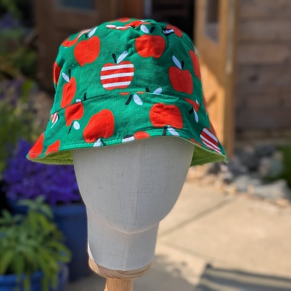 Handmade bucket festival hat.