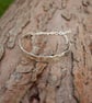 'Centre' Textured Statement bangle - Image 4