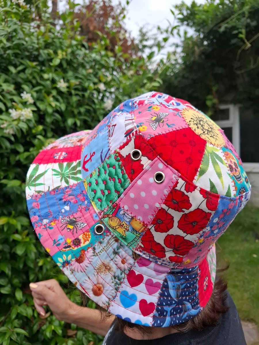 Festival style summer bucket hat