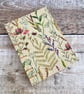 Journal Notebook Hand bound in Coptic Stitch covered with Wildflowers Paper  - Image 7