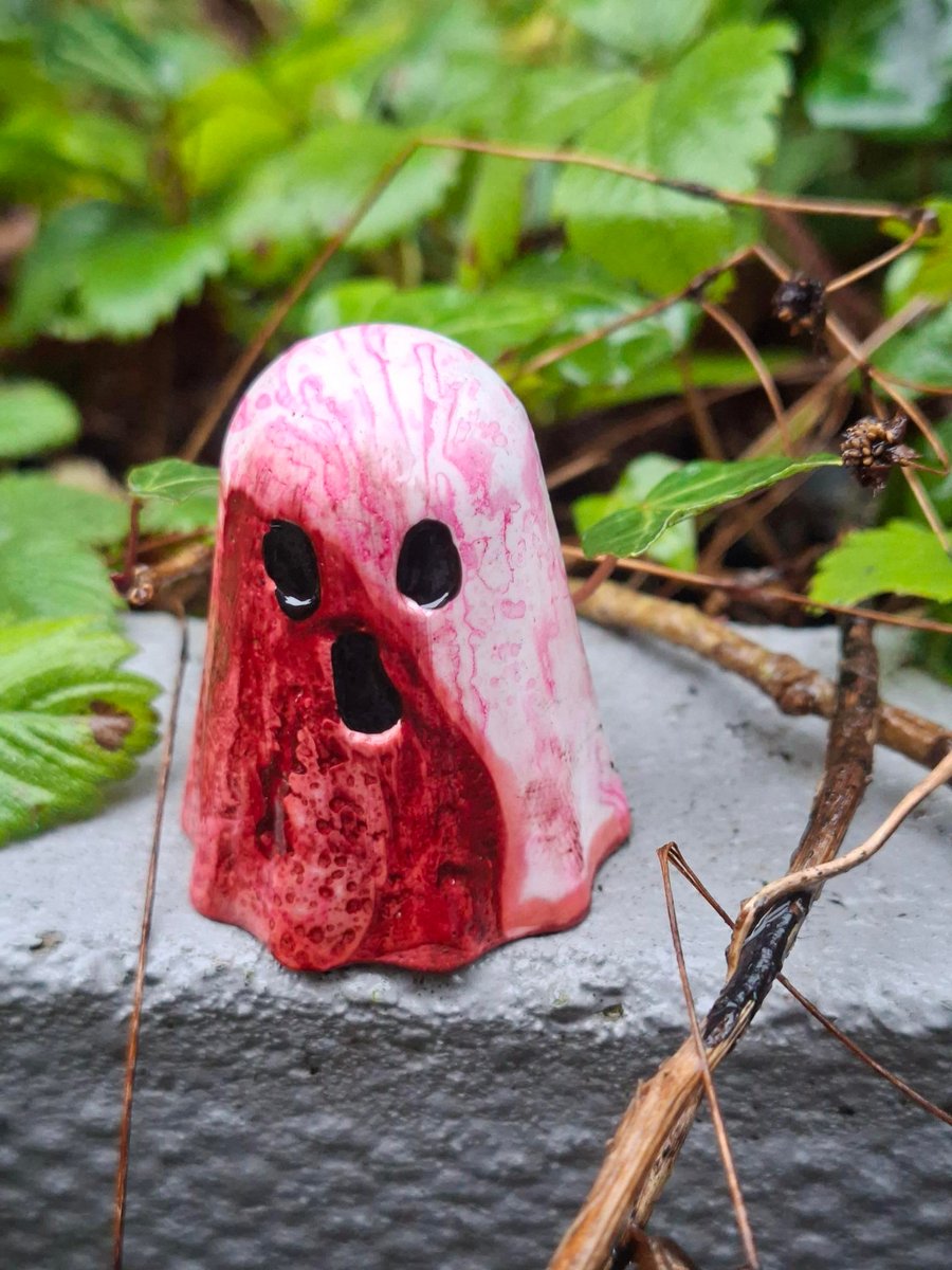 Ghost Ghostie Ornament Decoration JEZ Valloween unique different spooky cute