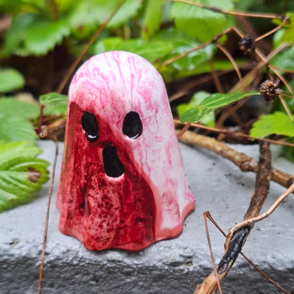 Ghost Ghostie Ornament Decoration JEZ Valloween unique different spooky cute