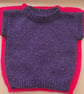 KNITTING PATTERN PDF Striped Slipover Vest - Image 3