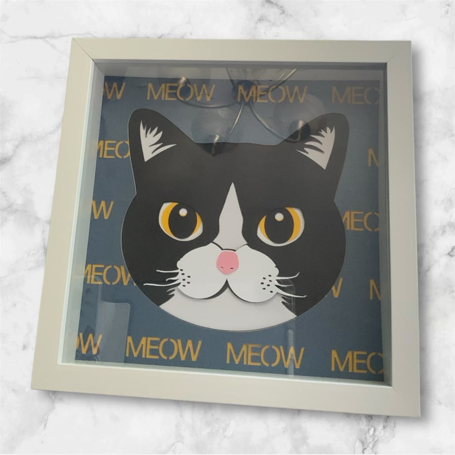 Cat picture handmade gorgeous design 