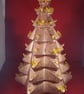 Ceramic Glittery Copper Xmas Christmas Tree Table Lamp Ornament Decoration. - Image 4