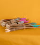 Handmade Willow Plant Labels, Rustic Garden Markers (Set of 8)