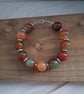 Handmade Indian agate bracelet