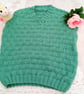Basket Weave Pattern Child's Tank Top, Knitted Pullover,Children's Clothes - Image 5