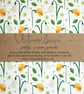 Springtime- British wild flowers- hand bound recycled notebook - Image 2