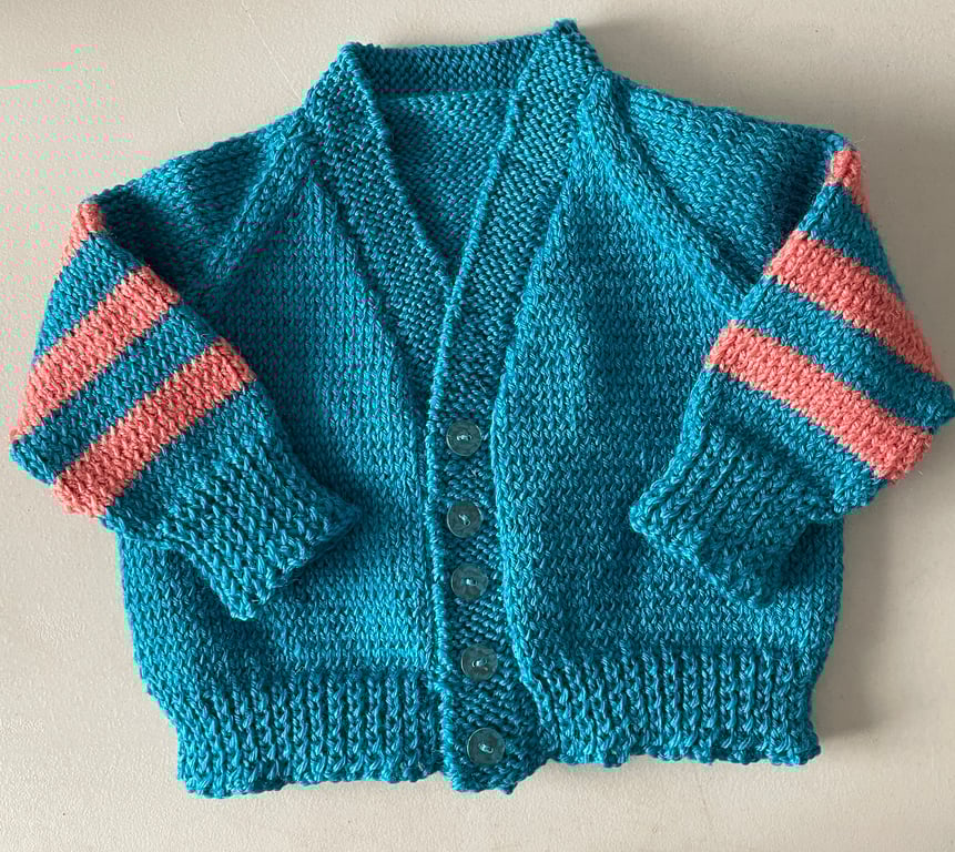 Hand Knitted Baby Jacket 3-6 months
