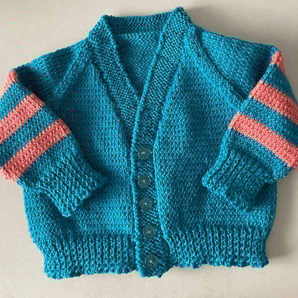 Hand Knitted Baby Jacket 3-6 months