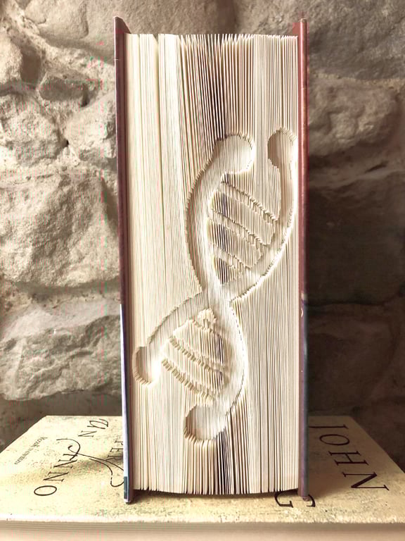 DNA Cut & FOLD Book Folding Pattern - EMAILED PDF PATTERN
