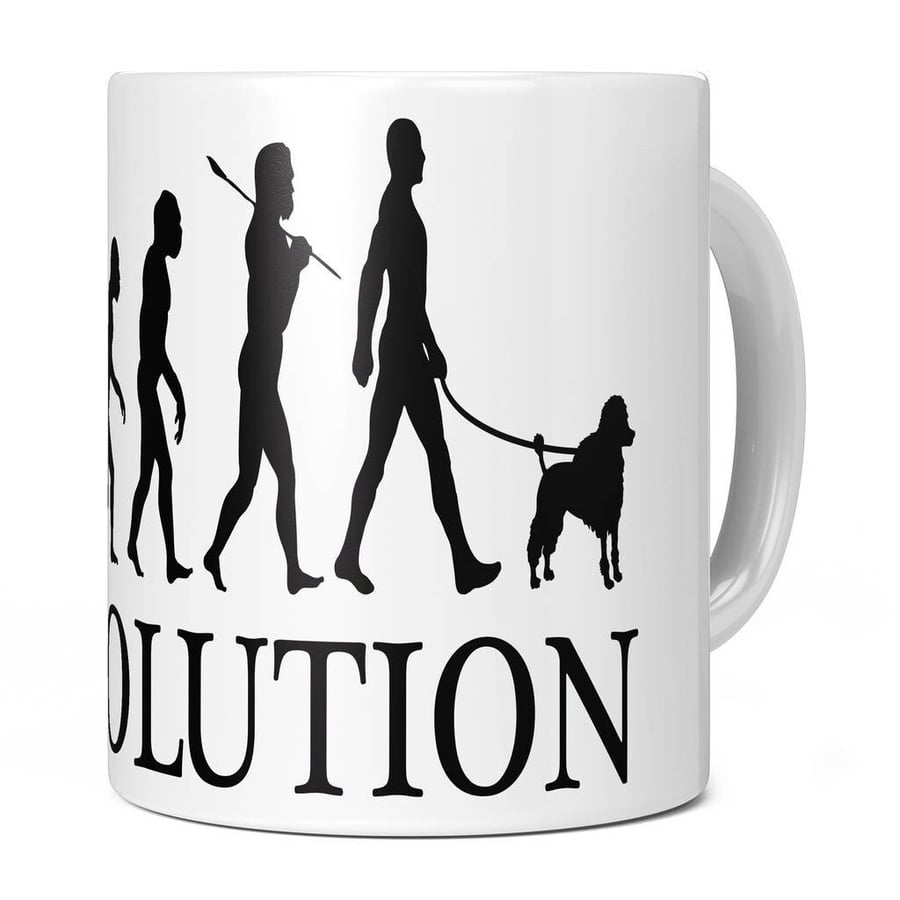 Poodle Evolution 11oz Coffee Mug Cup - Perfect Birthday Gift for Him or Her Pres
