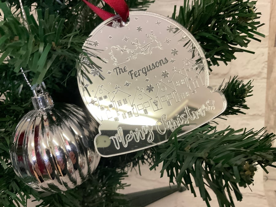 Personalised Family Christmas Decoration