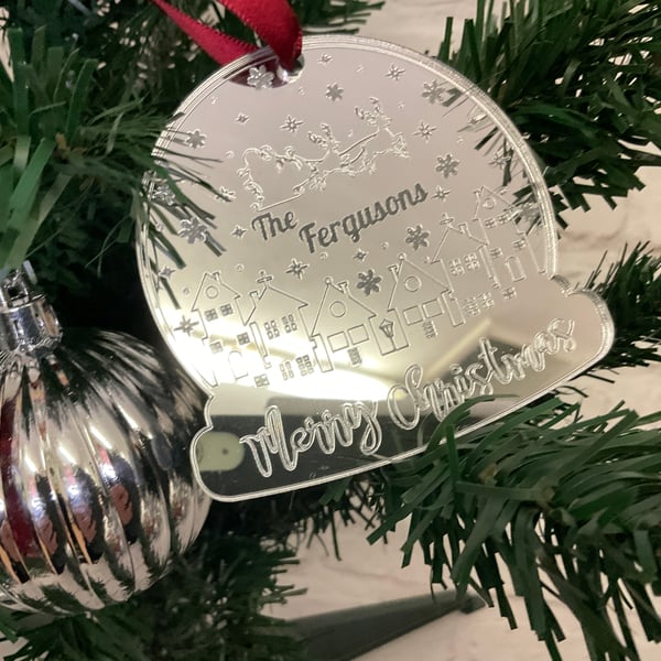 Personalised Family Christmas Decoration