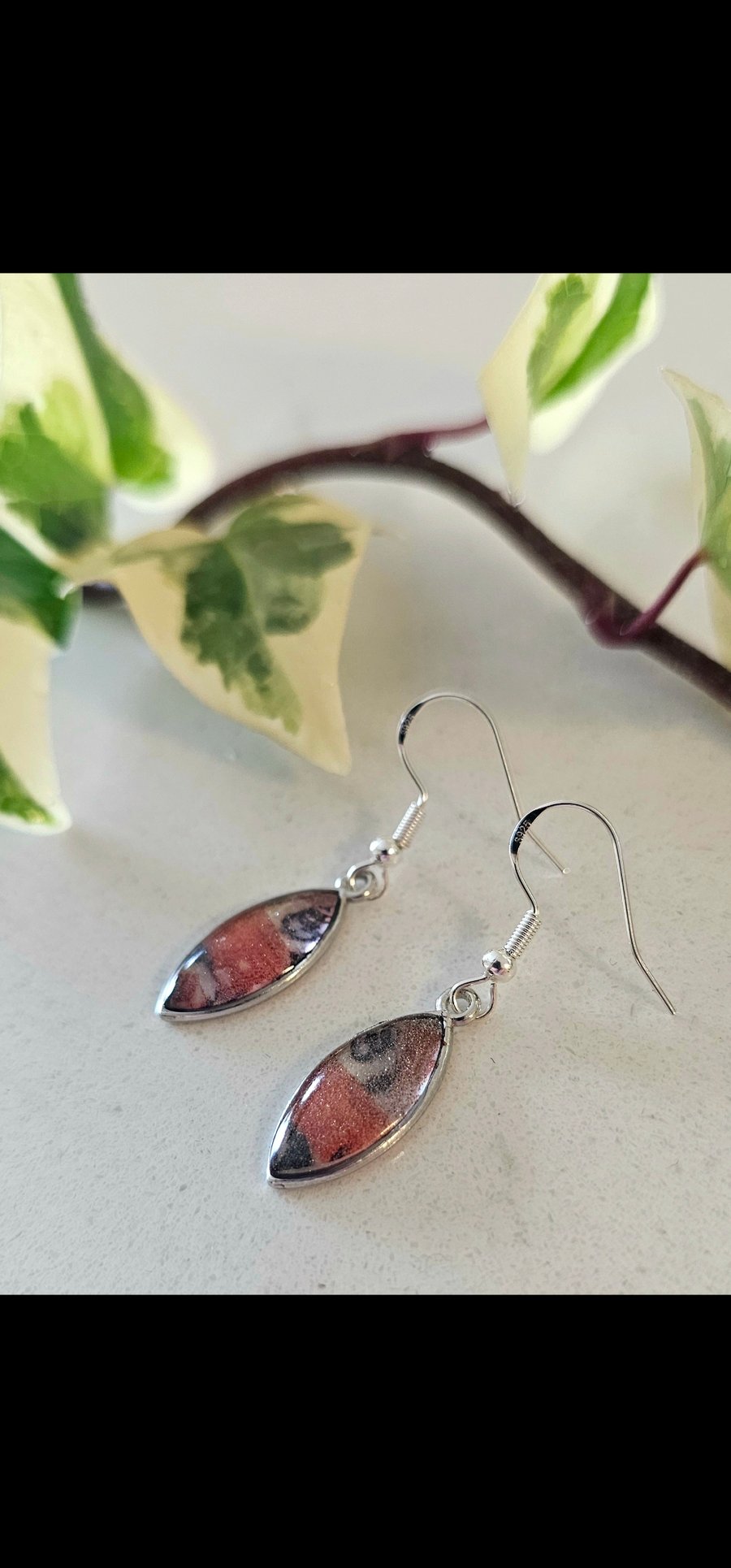 Butterfly wing earrings 