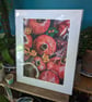 Pomegranates, metamorphosis, fine art print 