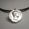 Roman Silver Coin Pendant