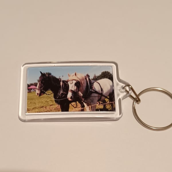 Shire Horse Photography Keyring