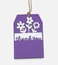 Set of 5 Colourful  Handmade Thank You Gift Tags with Removable Card Inserts - Image 7