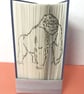 Gorilla, CUT & FOLD Book Folding Pattern - EMAILED PDF PATTERN - Image 1