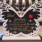 Butterfly Memorial Plaque