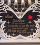 Butterfly Memorial Plaque