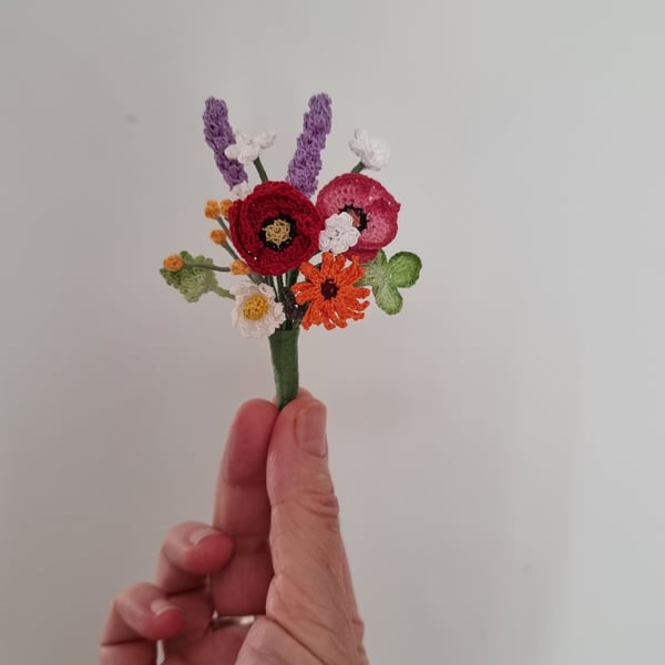 wild flower brooch
