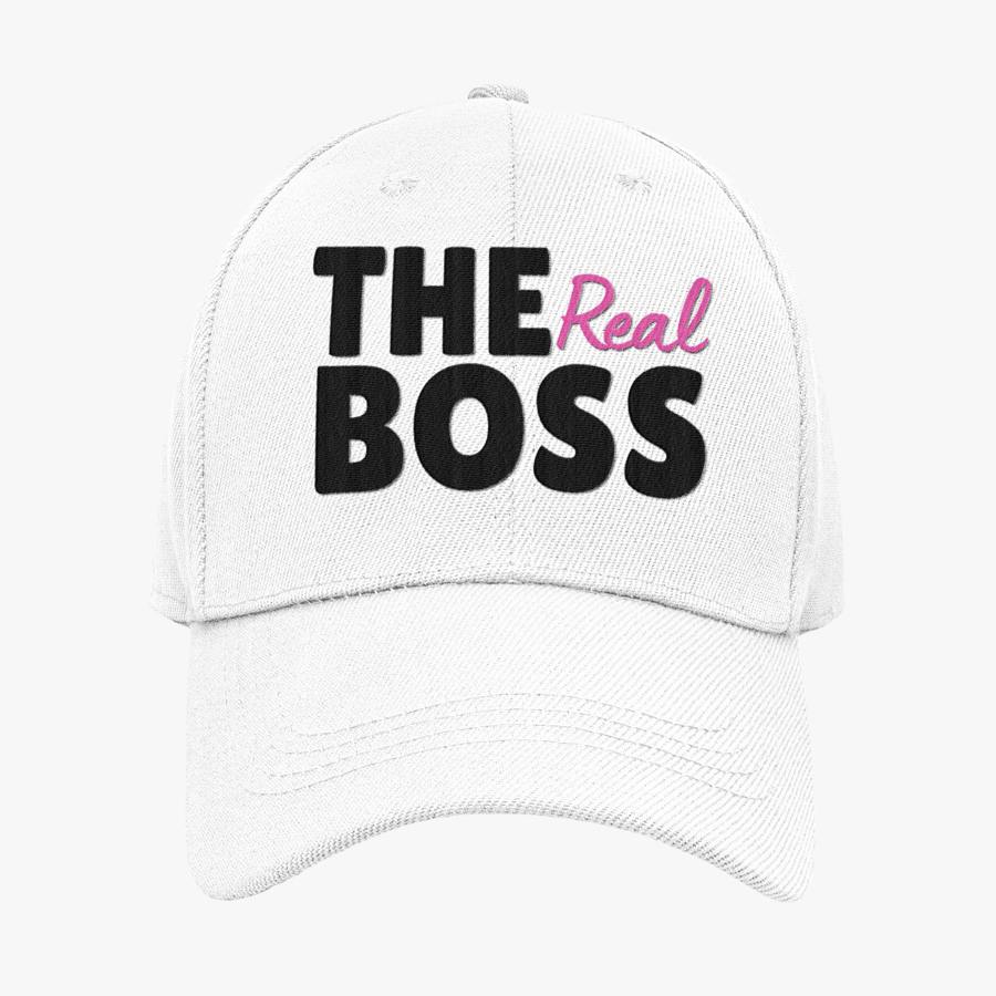 Funny Novelty Cap THE REAL BOSS  Funny birthday christmas gift