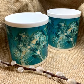 Bone China Cyanotype Cup (x 2)