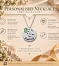 Personalised 80th Birthday Birthstone Necklace - Gift Boxed - Free Delivery - Image 6