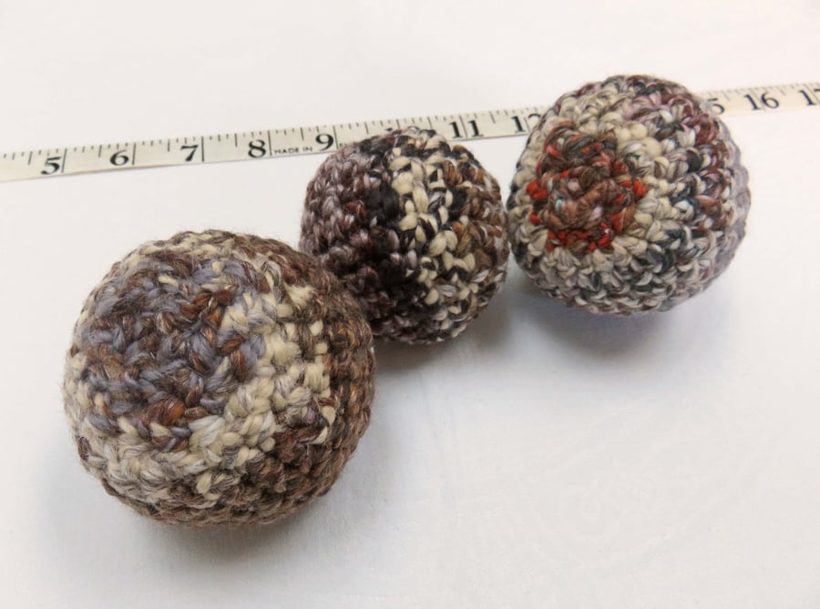 Set of 3 Cat Toy Balls
