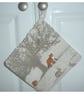 Pot Holder Oven Grab Pad Kitchen Mat Fox Rabbit Squirrel Owl - Image 4