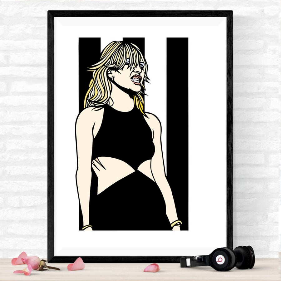 DEBBIE HARRY print,  Blondie Parallel Lines Blondie Music Print, 3 sizes