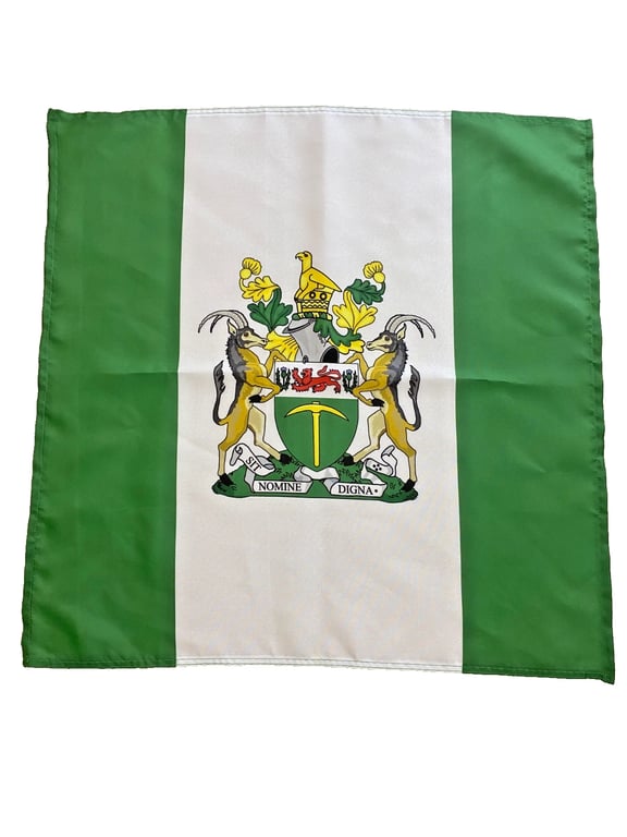 23" x 23" 59 x 59 cm Rhodesia Rhodesian Flag Bandana Head Scarf Neck Tie