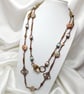 Shoushan Stone with Turquoise Necklace - Image 1