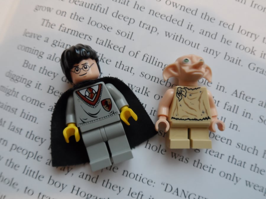 HARRY POTTER & DOBBY LEGO CUFFLINKS