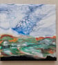 Windy Hexham hills , acrylic fluid art painting  - Image 2