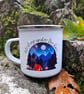 Enamel Hiking mug, Camping mug Hiker Gift - Image 6
