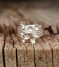 Sterling silver lichen ring with moonstone - Image 3