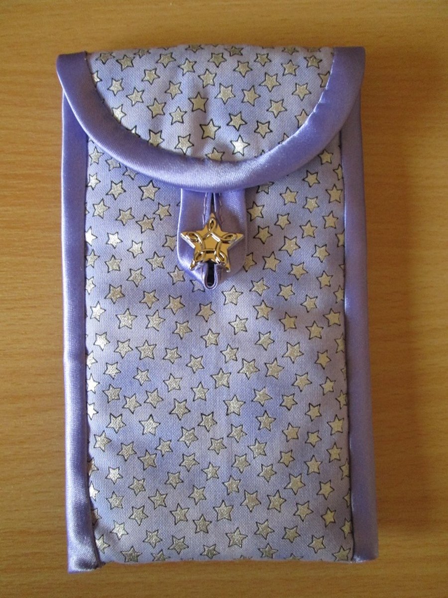 Lilac Stars Glasses or Phone Case