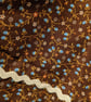 Floral children's skirt with ribbon, size 2-3 - Image 2
