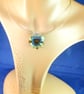 Turquoise Cluster Sea Glass Pendant - Image 2