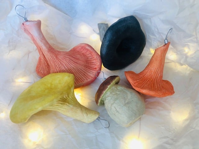 mushroom Christmas tree decoration collection