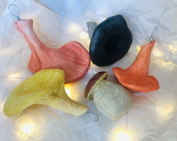 mushroom Christmas tree decoration collection