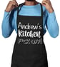 Personalised Rude Kitchen Apron - Personalised Name's Kitchen F Off - Image 2