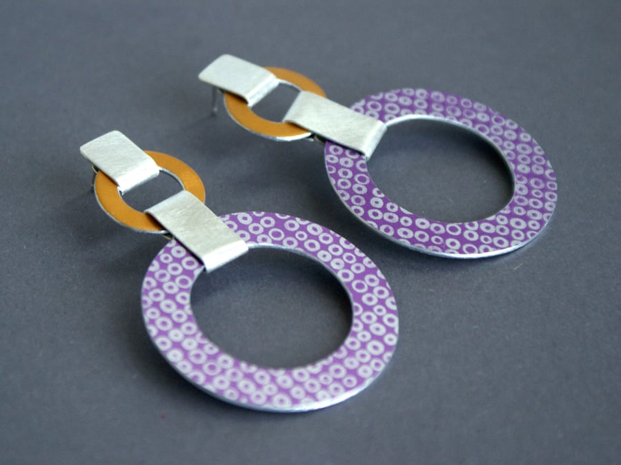 Colour pop statement earrings