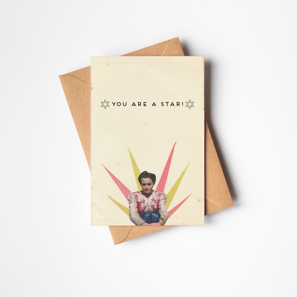 You are a Star Greeting Card - RIsing Star