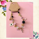 Very pretty pink & gold bracelet 